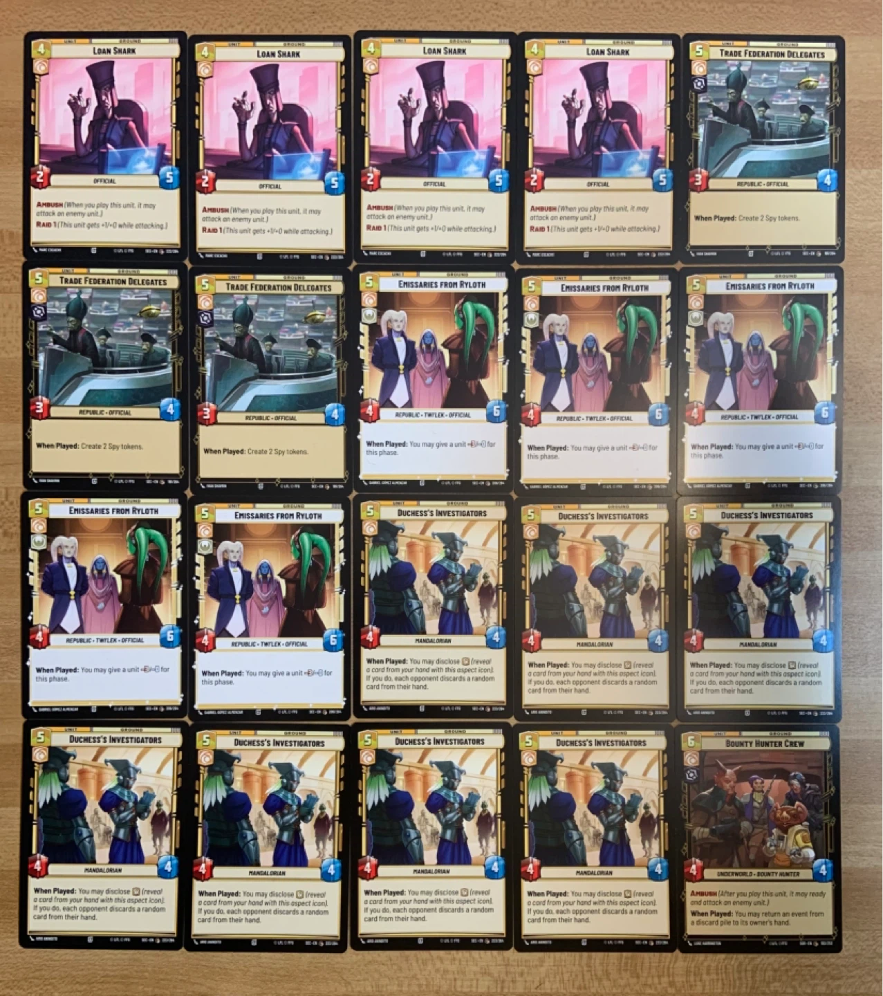 Star Wars Unlimited Bulk Card Lot 40 Cards NM Bundle - photo 2