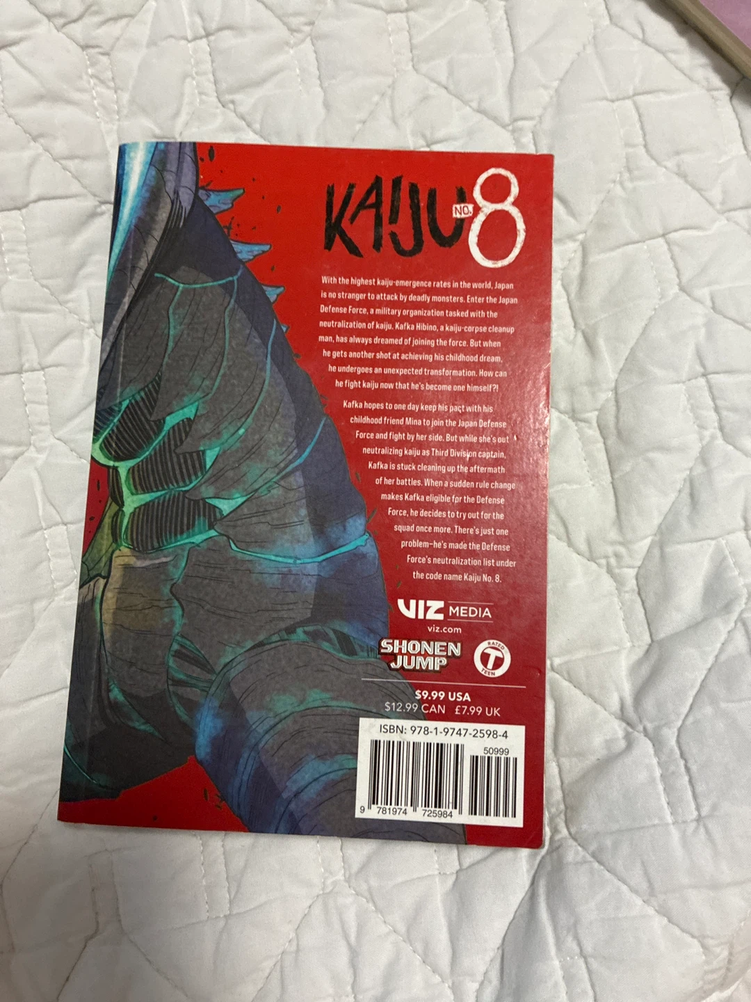 Kaiju No. 8, Vol. 1 Manga - photo 2