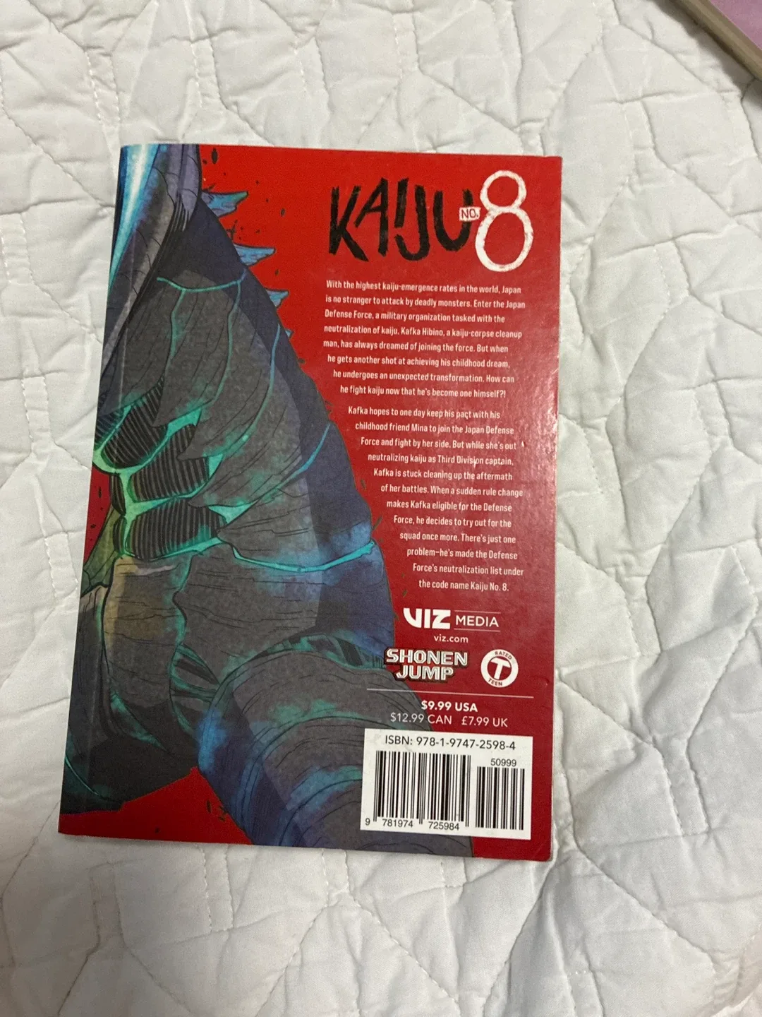 Kaiju No. 8, Vol. 1 Manga - photo 2