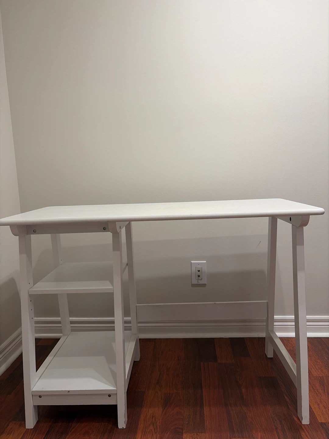 White Desk with Shelves