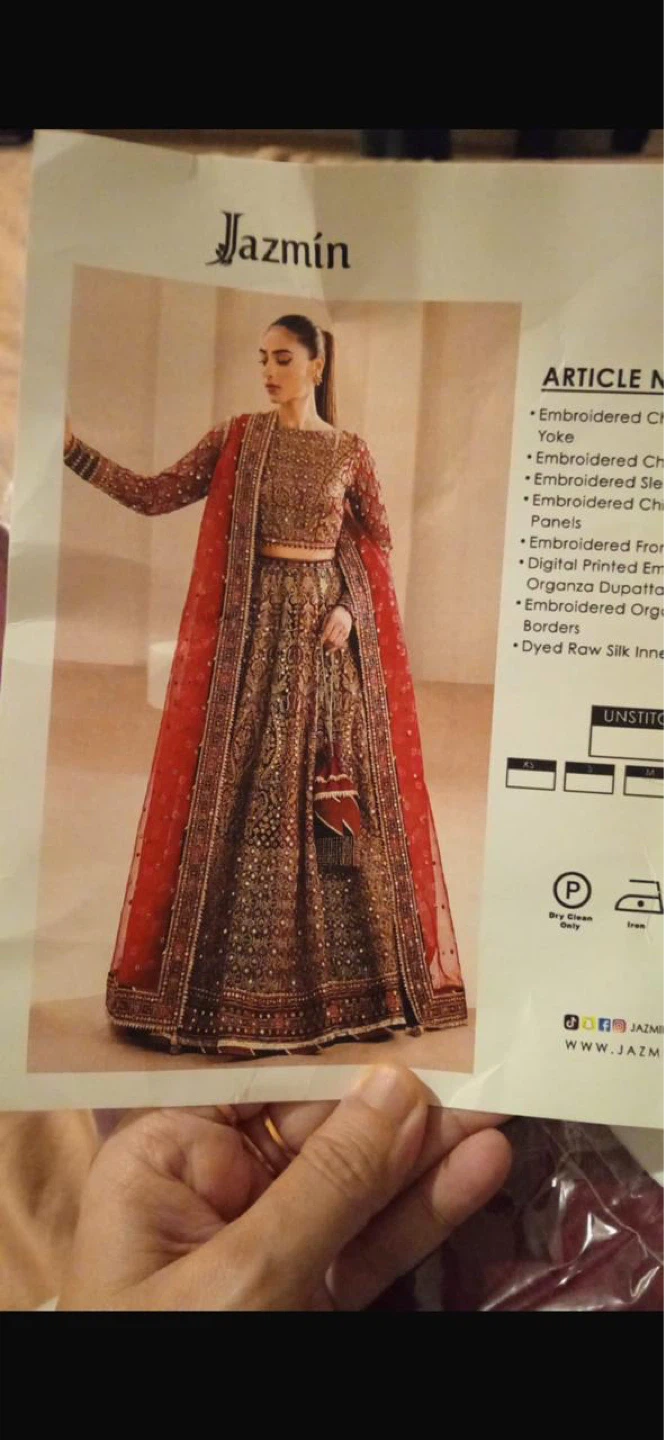 Jazmin Embroidered Lehenga Choli Set
