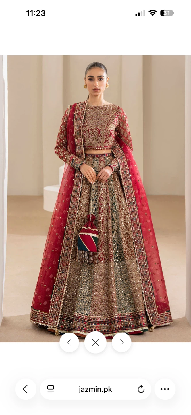 Jazmin Embroidered Lehenga Choli Set - photo 3