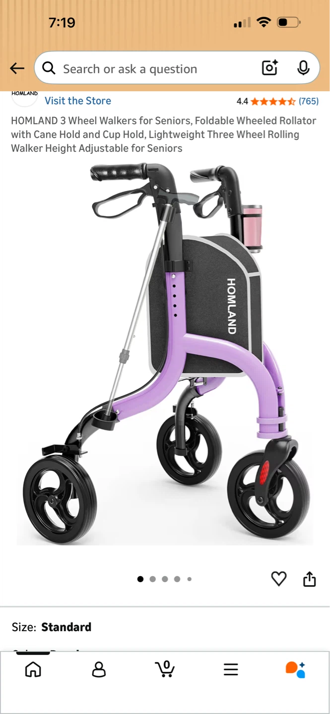 HOMLAND 3 Wheel Walker - photo 5