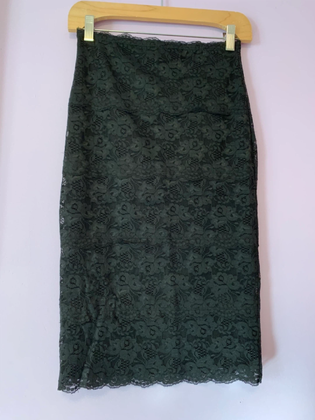 Black Lace Pencil Skirt - photo 2