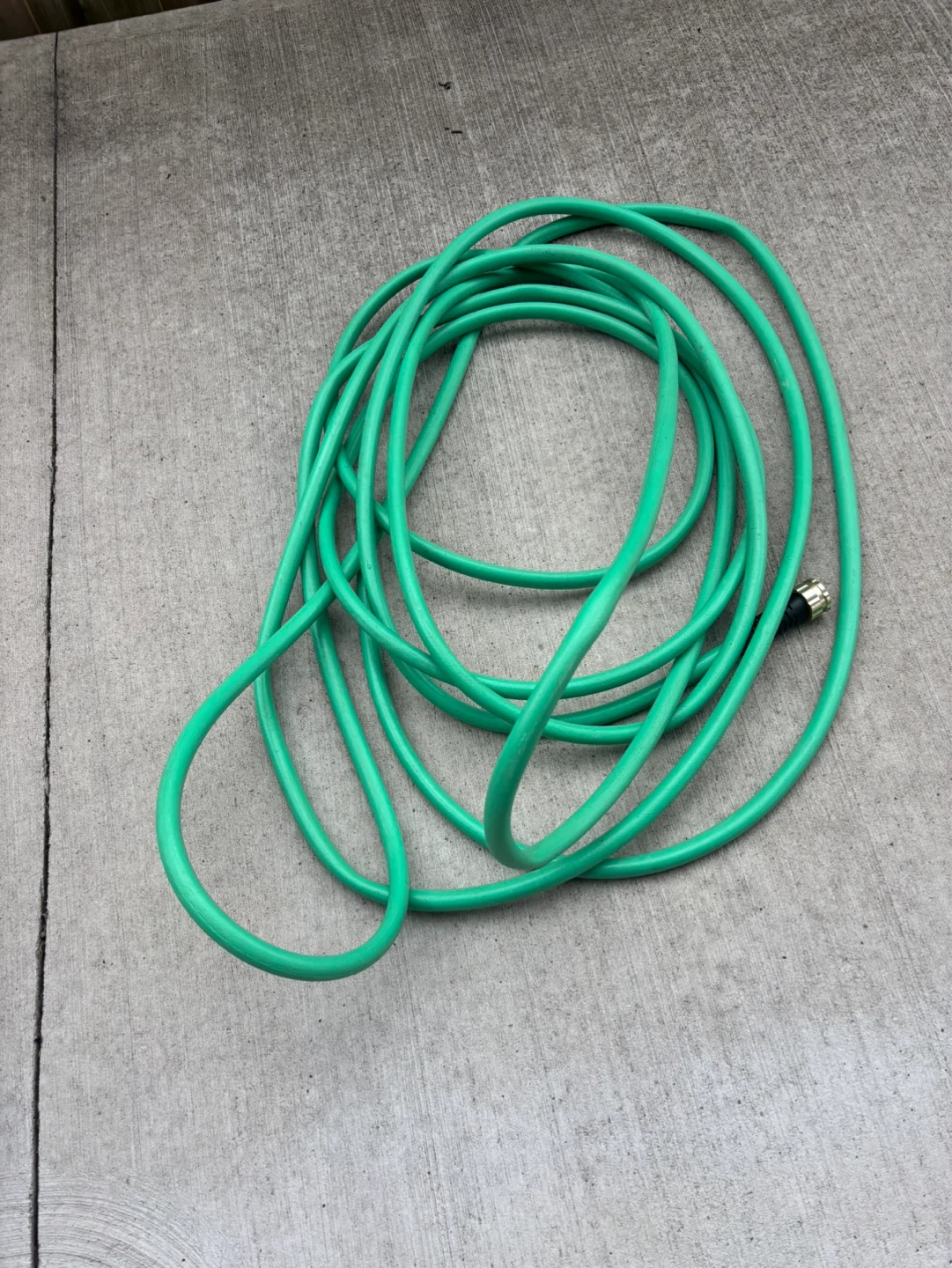 Green Garden Hose