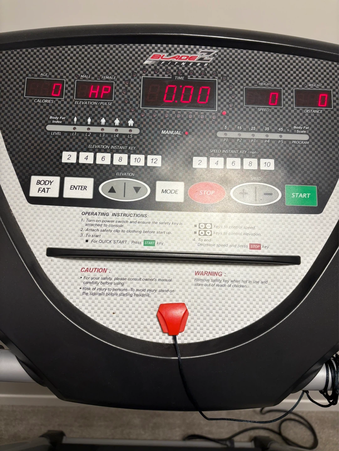 Bladez Fitness Treadmill