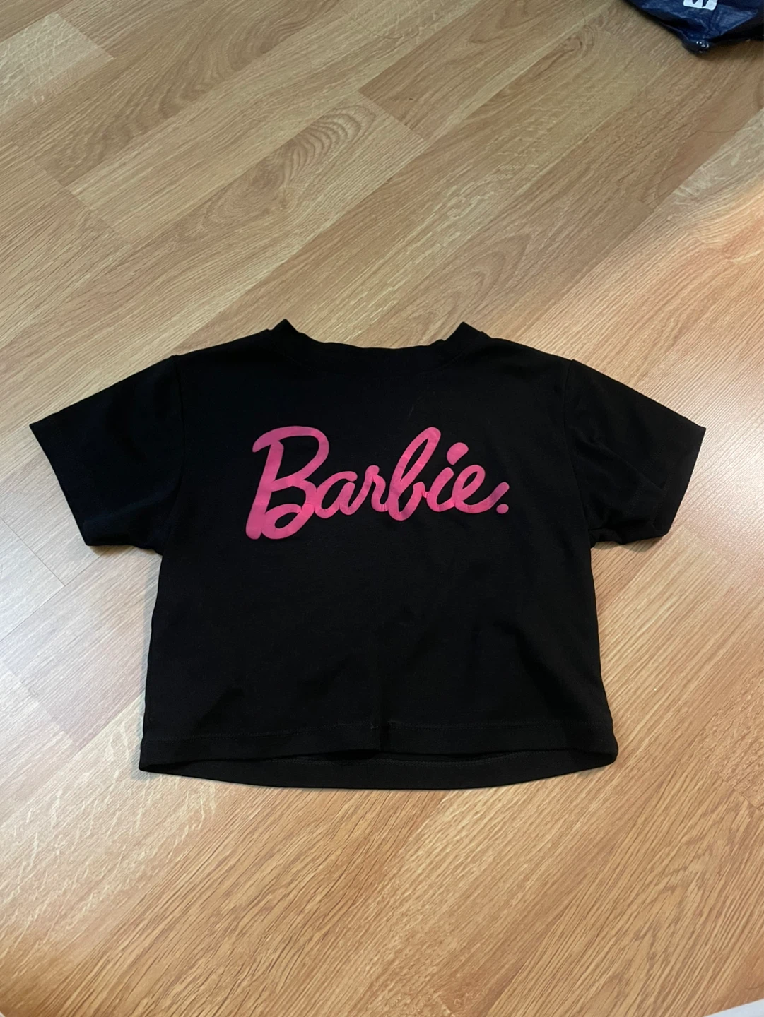 Barbie Black Crop Top