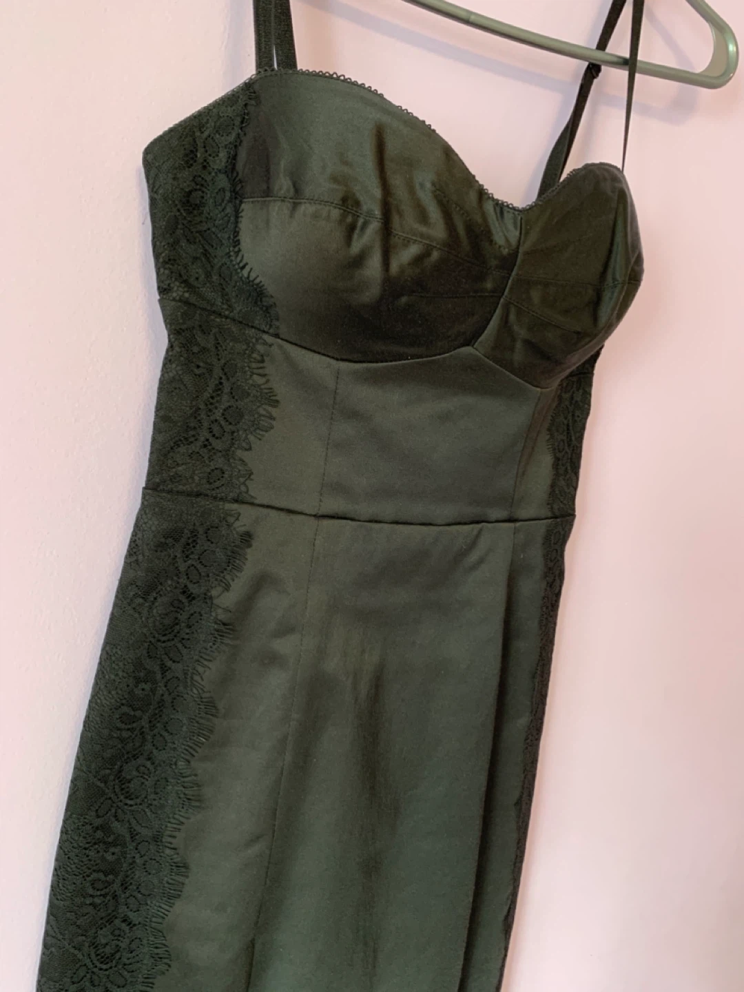 Black Lace Trim Cocktail Dress - photo 2