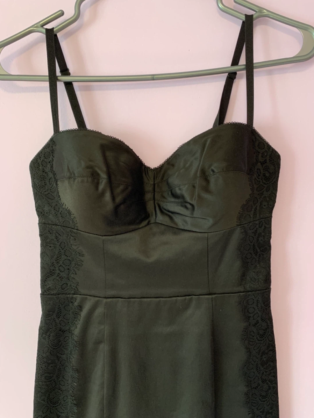 Black Lace Trim Cocktail Dress - photo 4