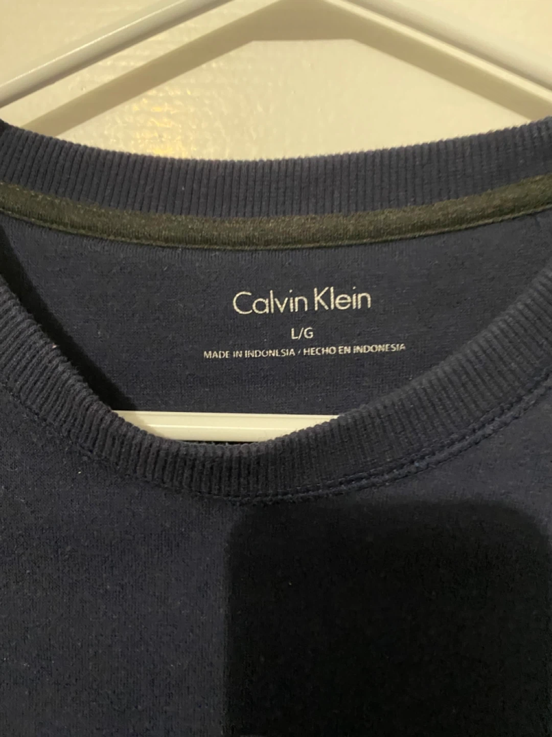 Calvin Klein Crewneck Sweatshirt - Navy - Large - photo 3