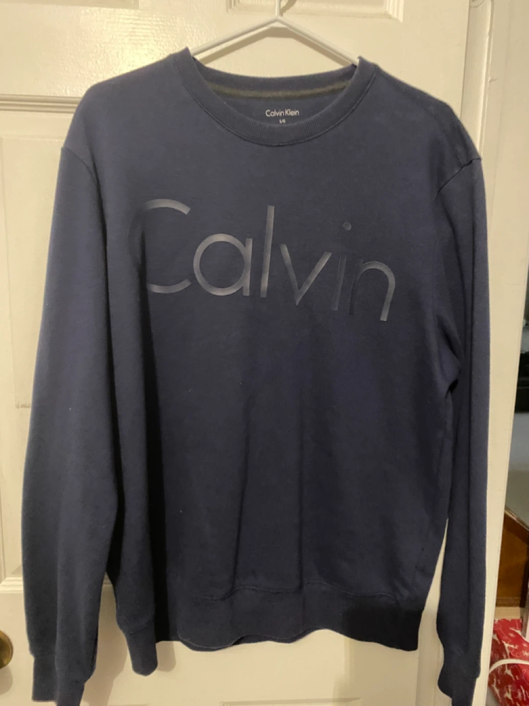 Calvin Klein Crewneck Sweatshirt - Navy - Large - photo 2