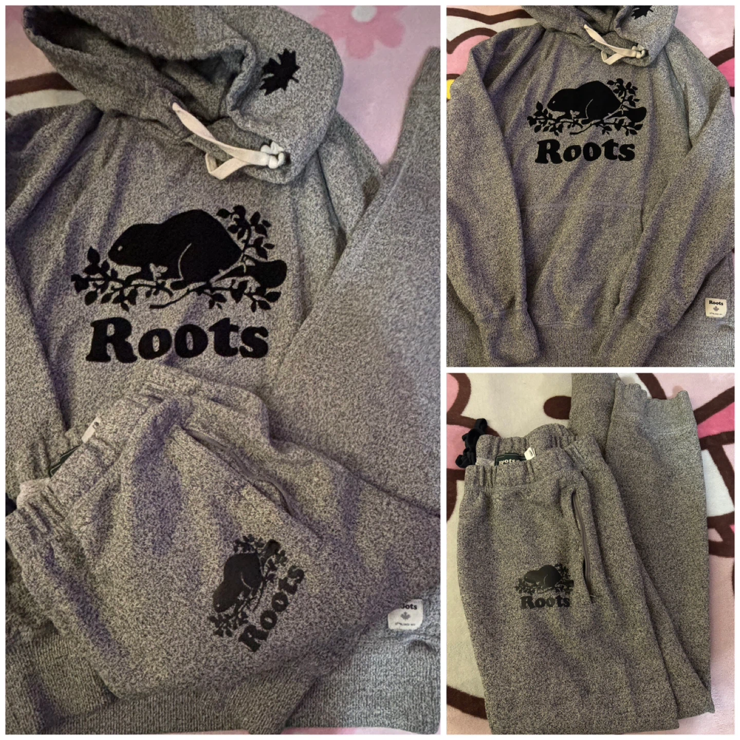 (Roots) Hoodie & Sweatpants Set - *Size Women Medium*