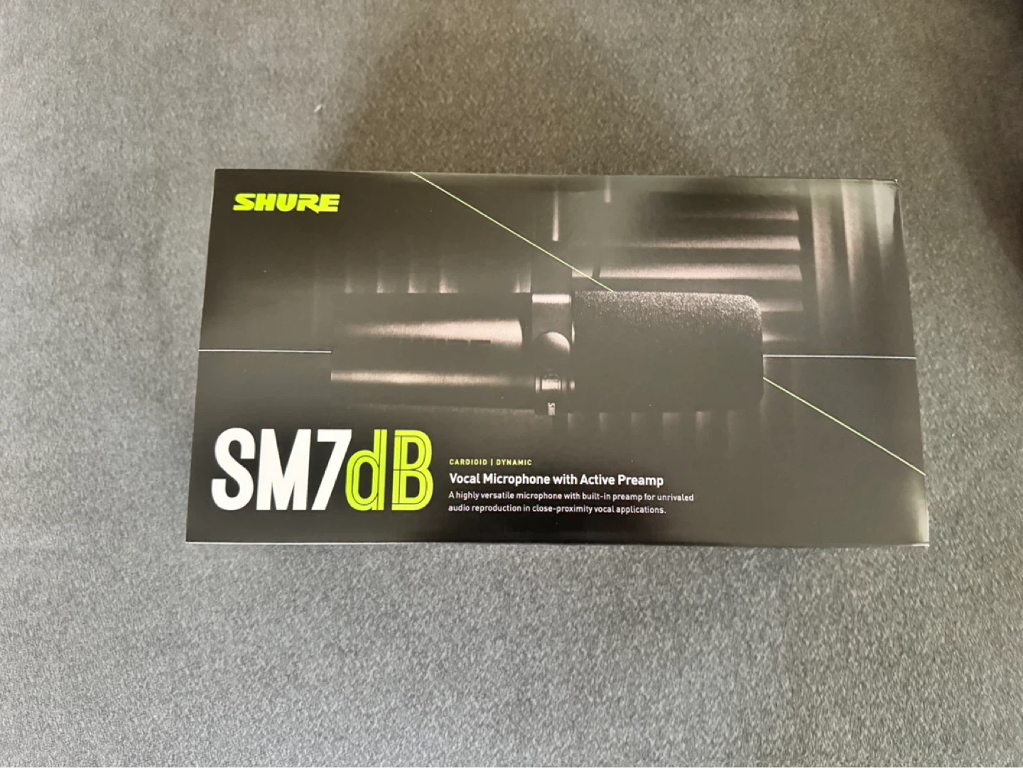Shure SM7dB Vocal Microphone with Active Preamp