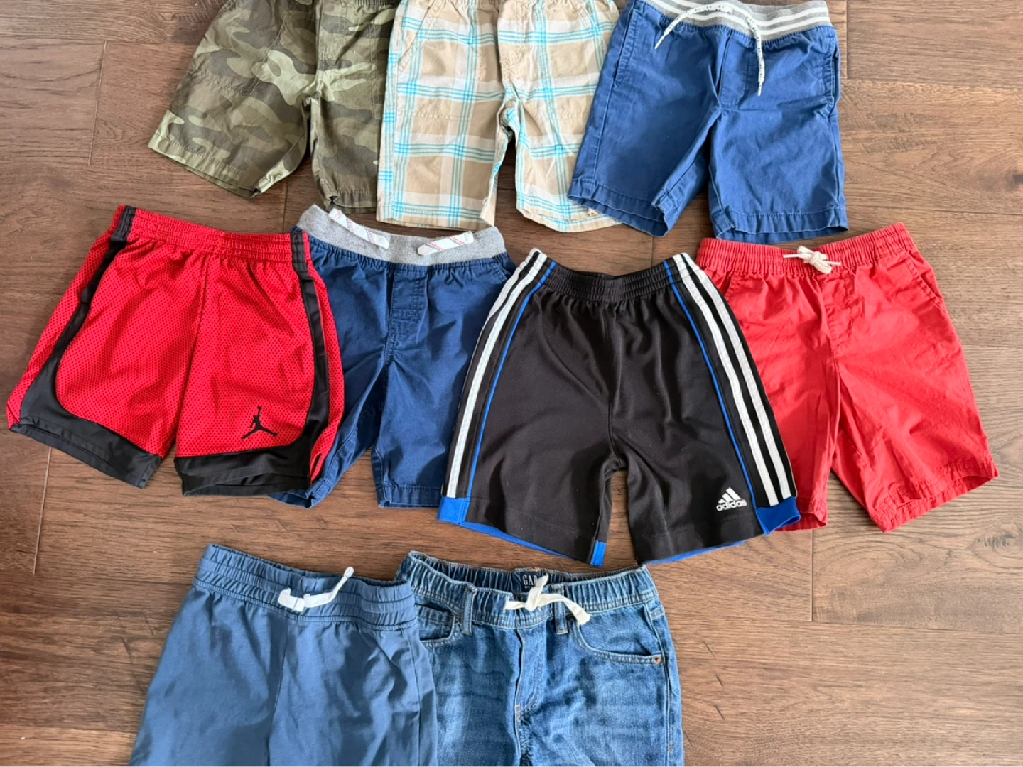 $10 for all.  Lot of 10 pairs Boys Shorts (4-6) - photo 3