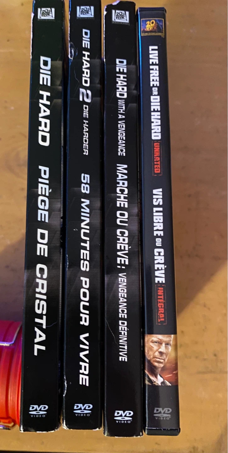 Die Hard 1-4 Movies DVD
