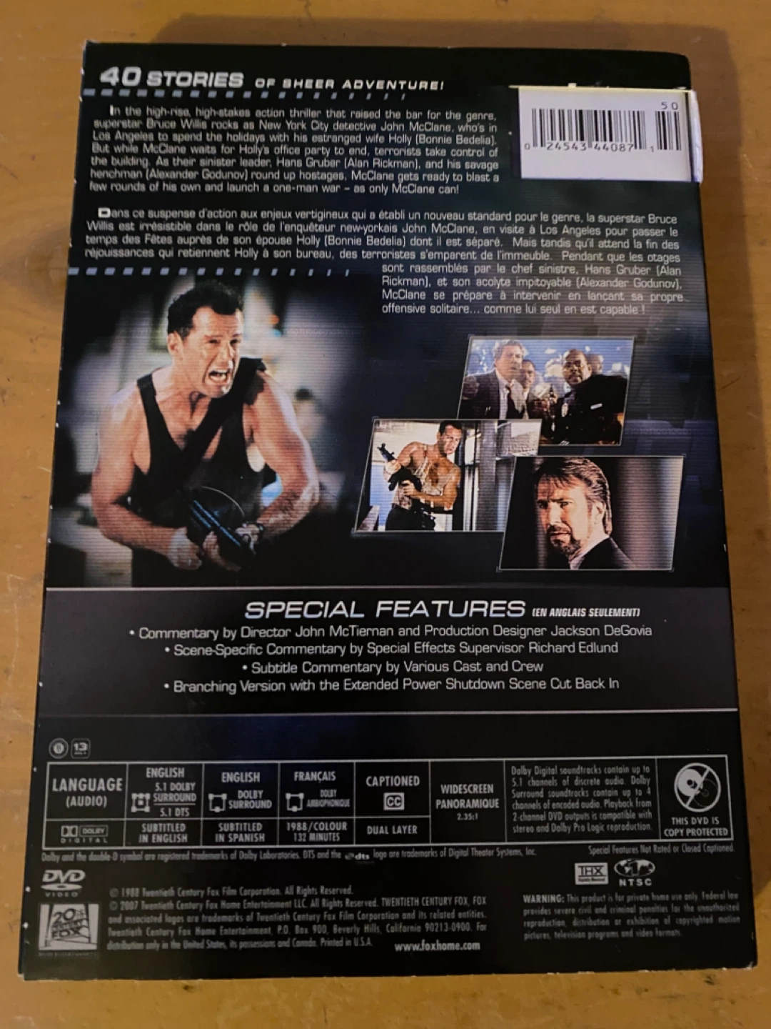 Die Hard 1-4 Movies DVD - photo 3