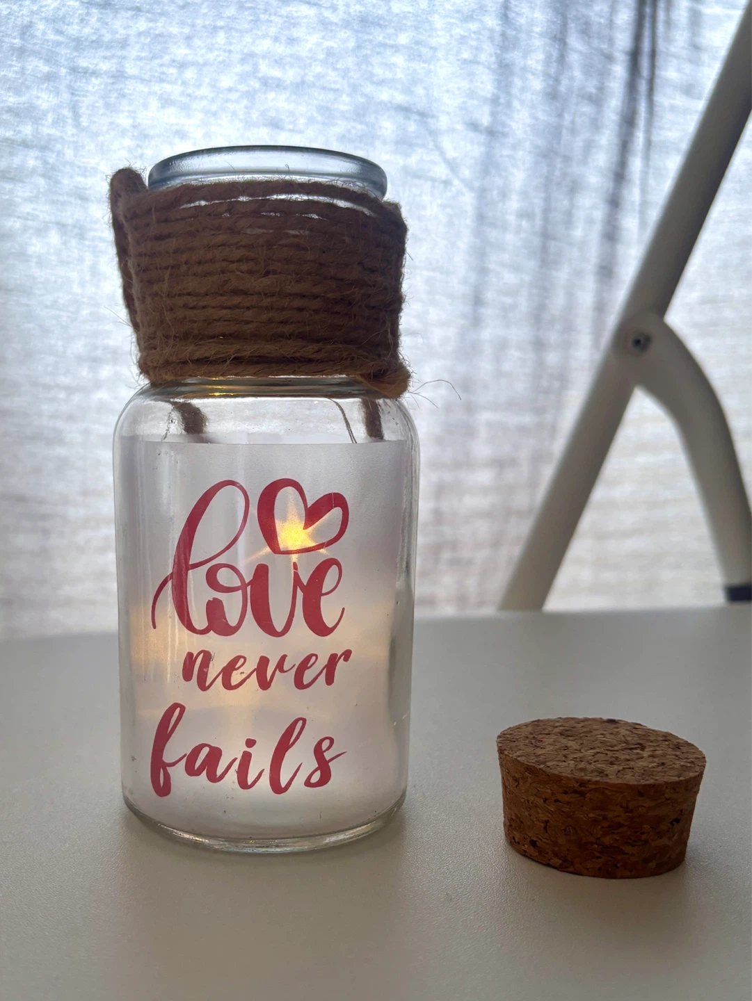 Decorative Glass Jar