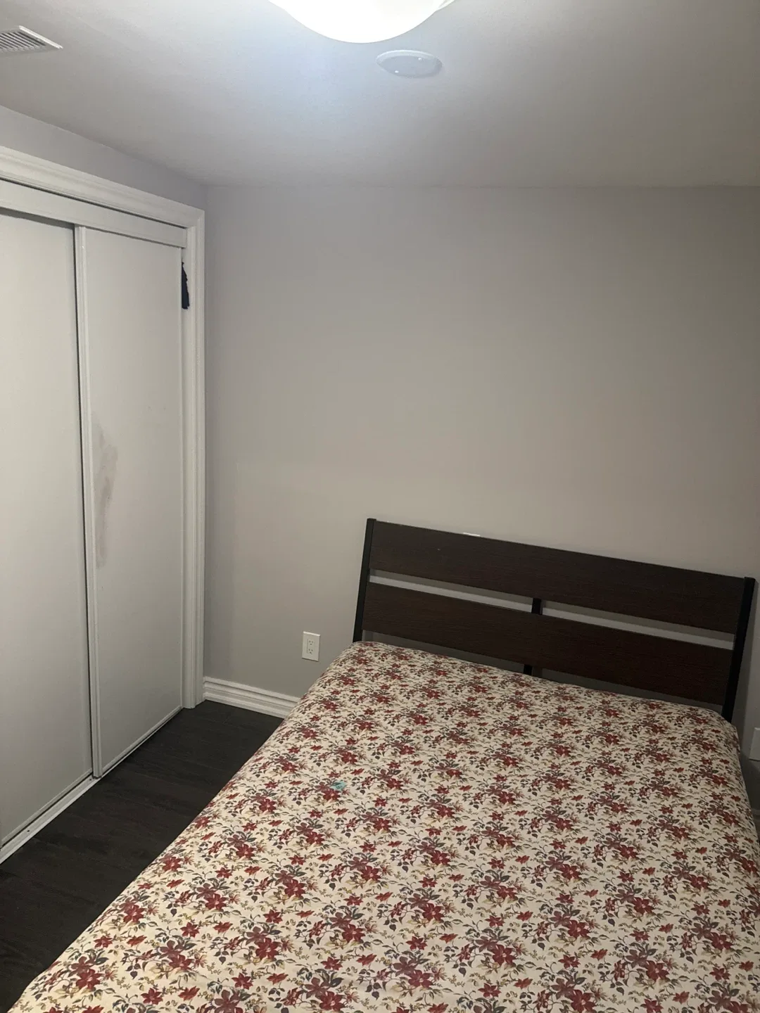 Dark Wood Bed Frame double bed - photo 2