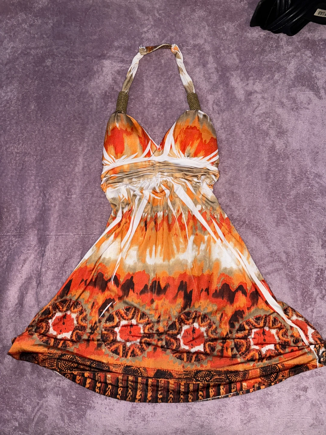 Women's Halter Neck Mini Dress