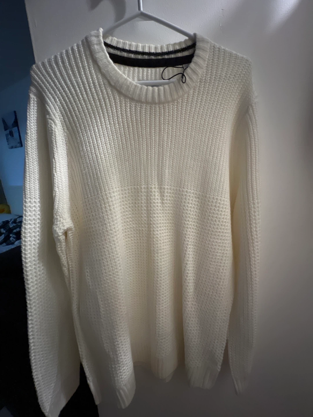 ONLY & SONS Cream Knit Sweater - Size L