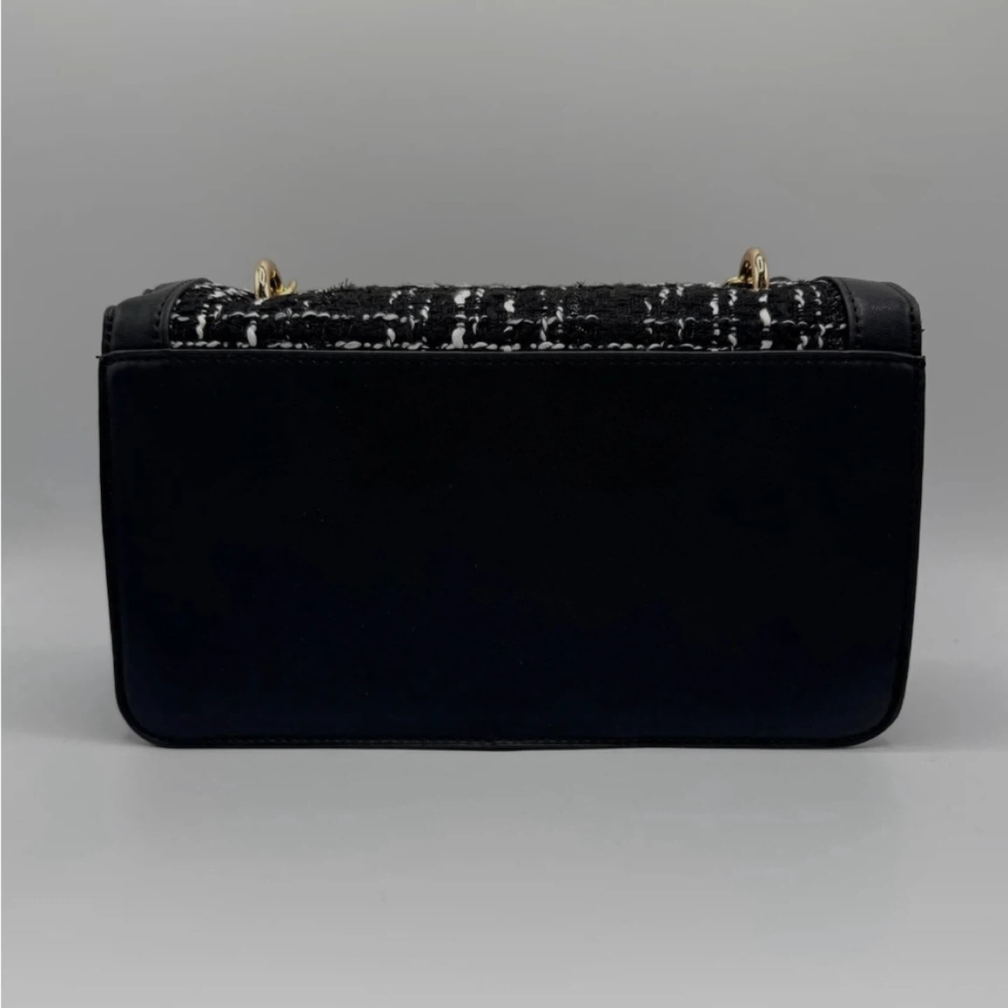 BADGLEY MISCHKA Black & White Wool Tweed Crossbody - photo 2