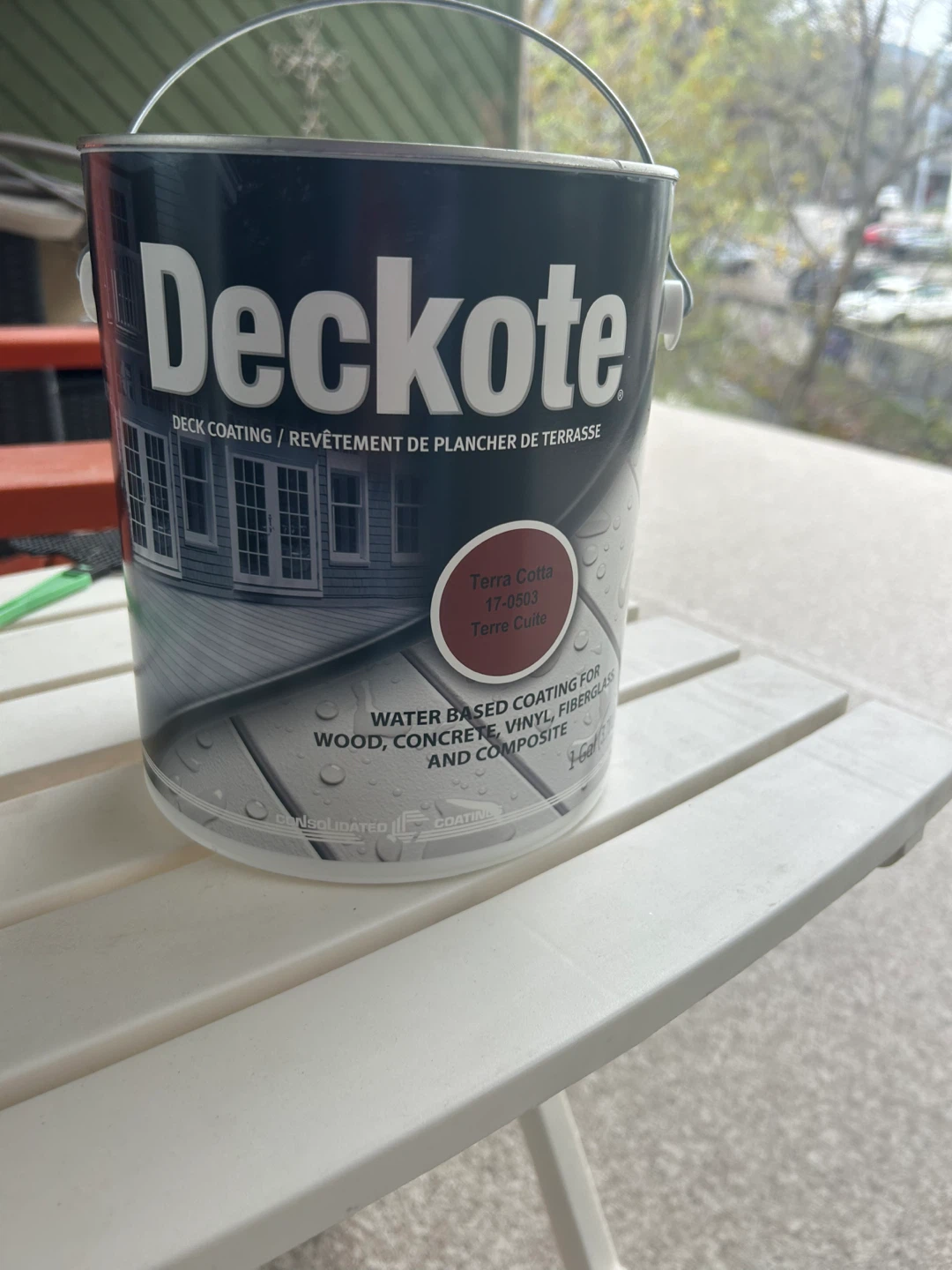 Deckote Terra Cotta Deck Coating - 1 Gallon