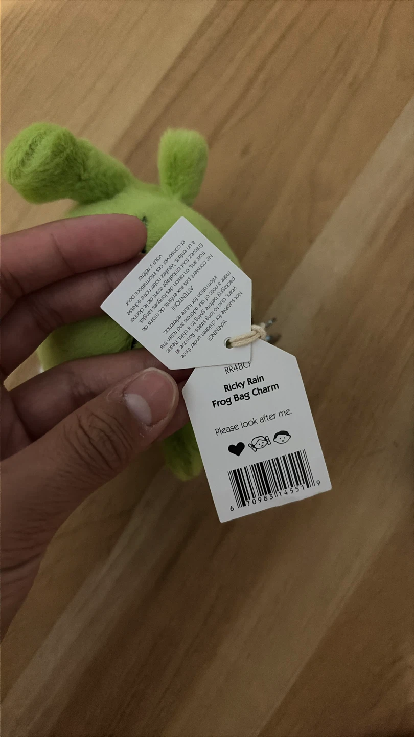 Jellycat Ricky Rain Frog Bag Charm - photo 5