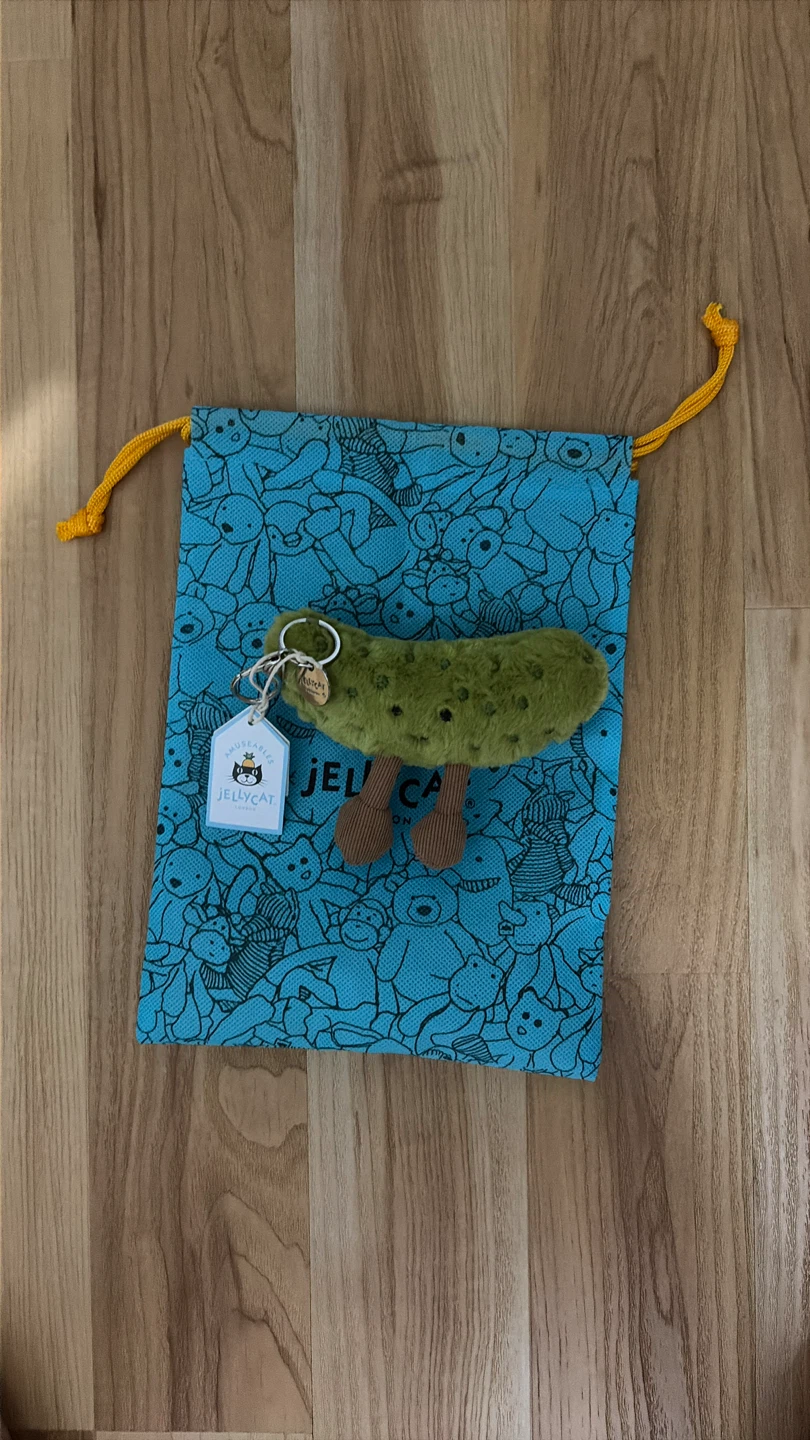Jellycat Amuseables Pickle Bag Charm