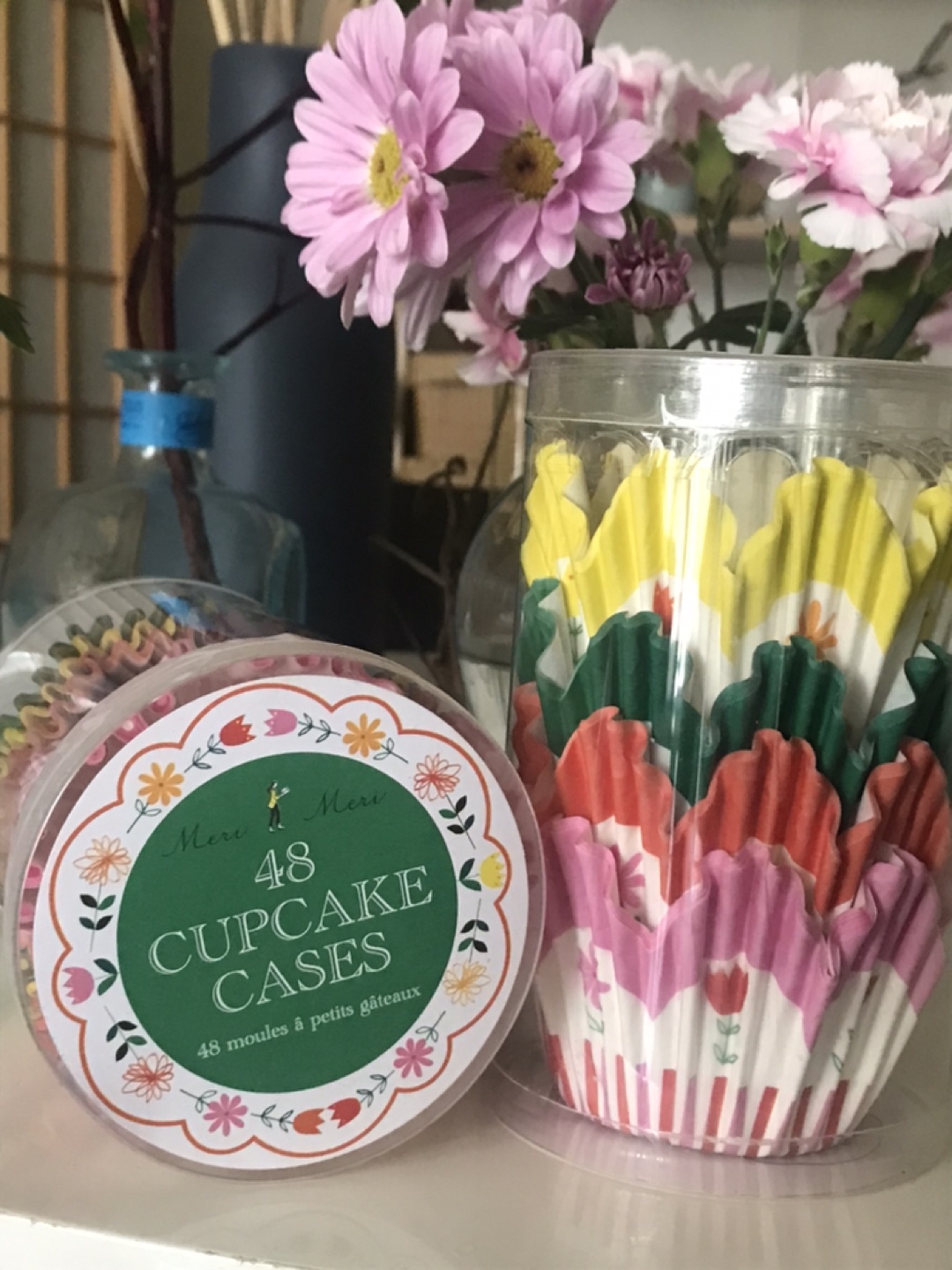 Pretty Floral Cupcake/Muffin Cases - 96 pcs - photo 2
