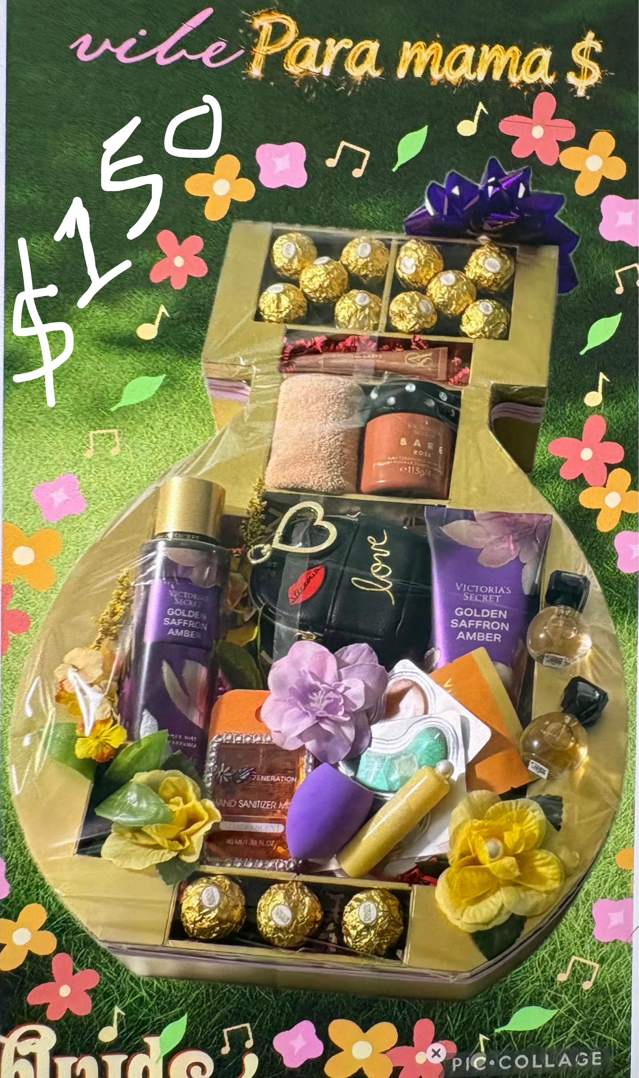 Mother's Day Gift Basket with Skincare and Bath Products