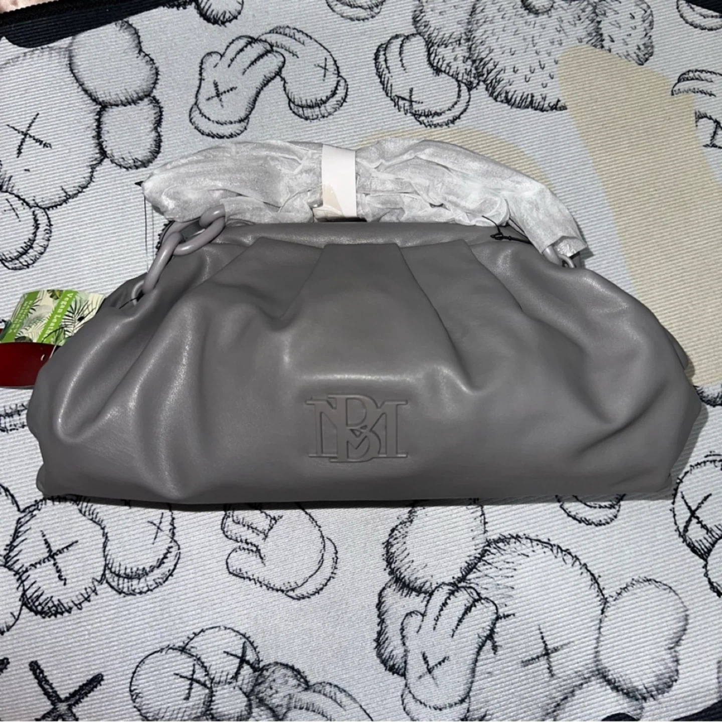 BADGLEY MISCHKA MSRP $129 Grey Frame Clutch - photo 3