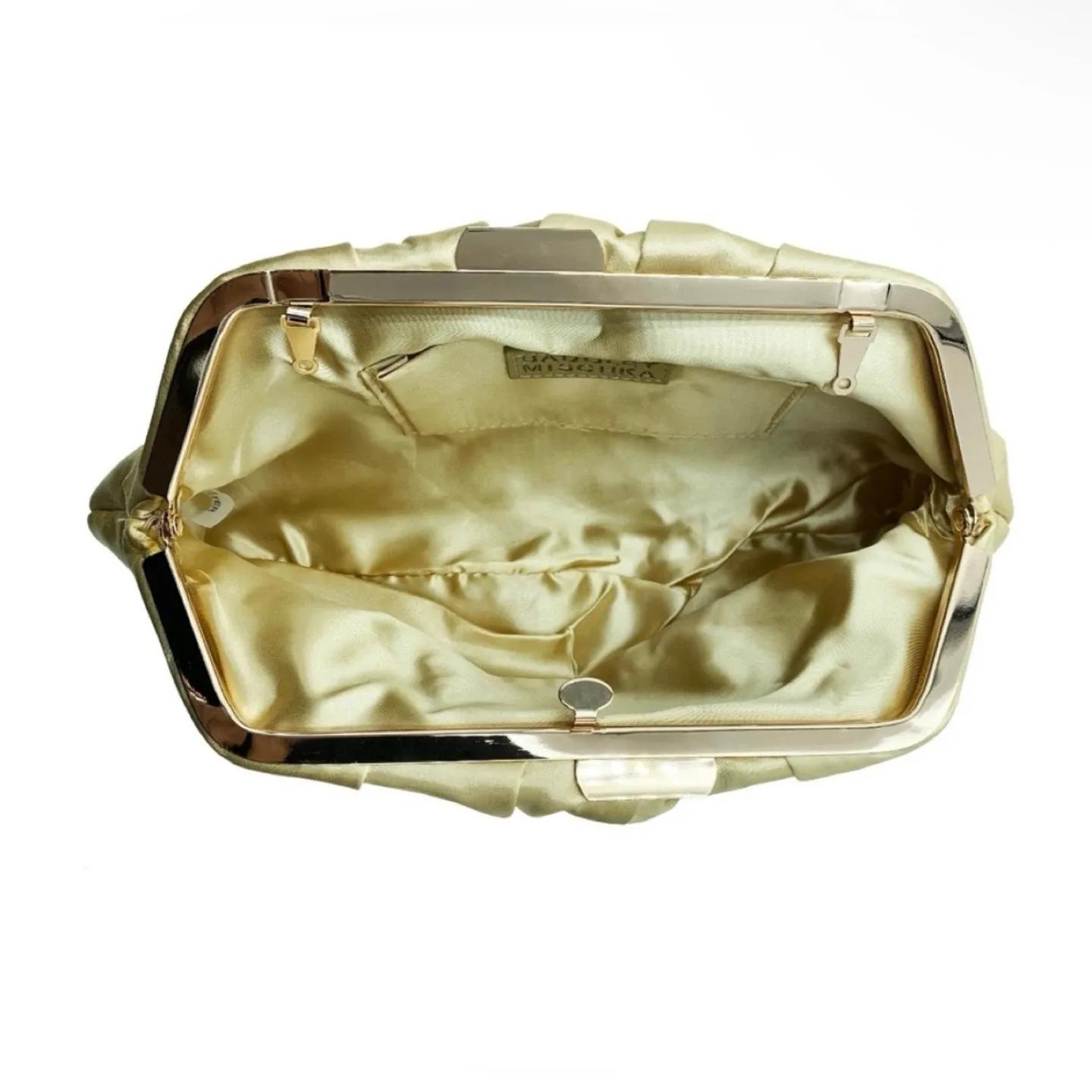 BADGLEY MISCHKA MSRP $179 Floral Embellished Satin Clutch - photo 4