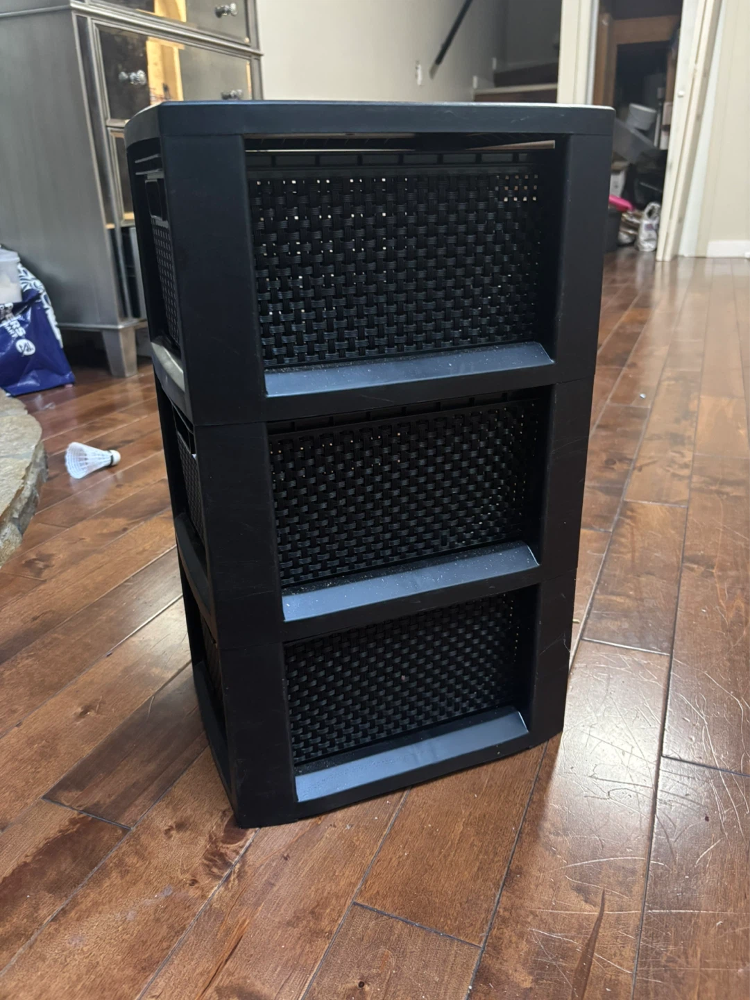Black 3-Drawer Storage Unit - photo 2