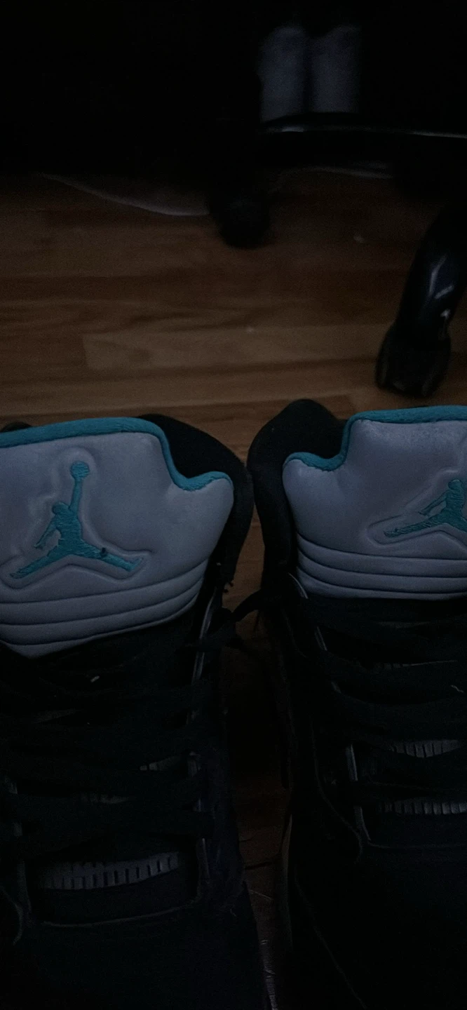 Air Jordan Retro 5 Black Teal - photo 4