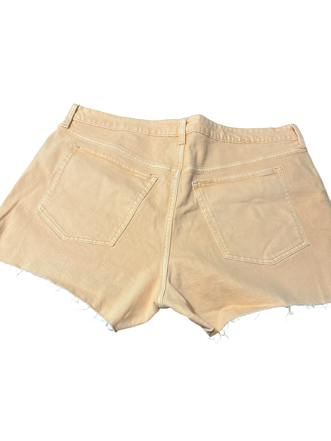 Old Navy High-Rise O.G. Straight Peach Denim Shorts - photo 2