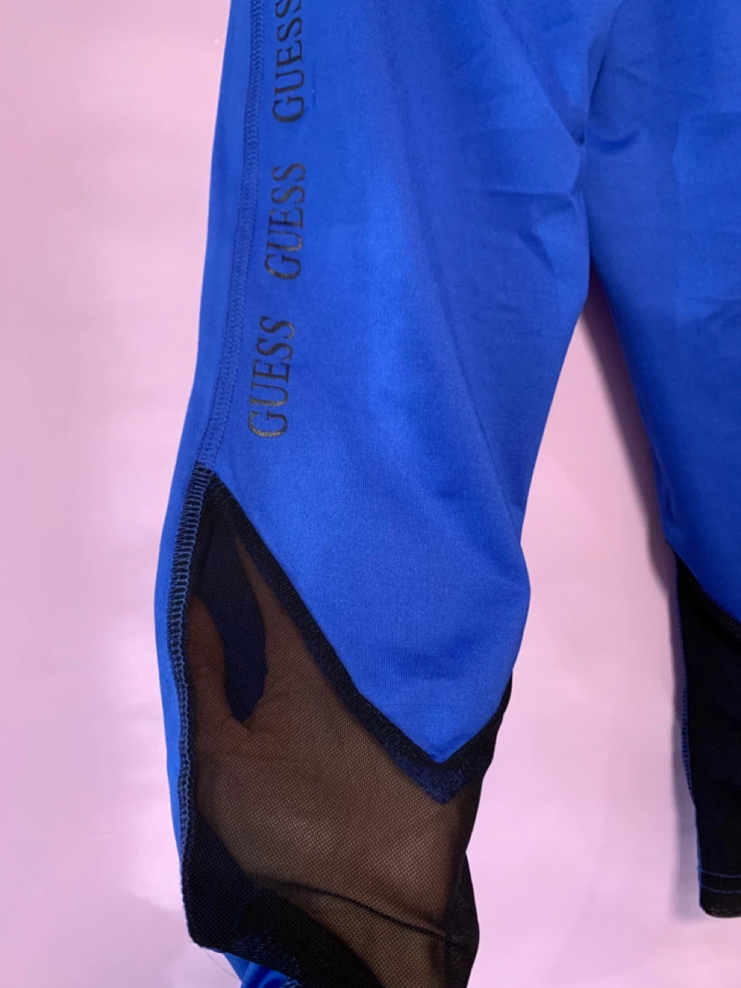 Blue Guess Capris with Mesh Accents - photo 3