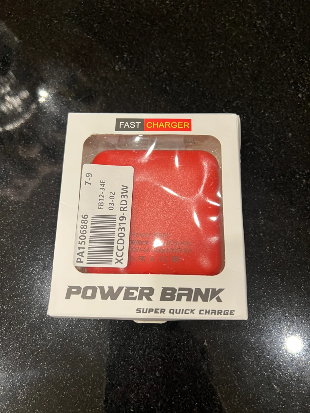 Red Power Bank - Super Quick Charge