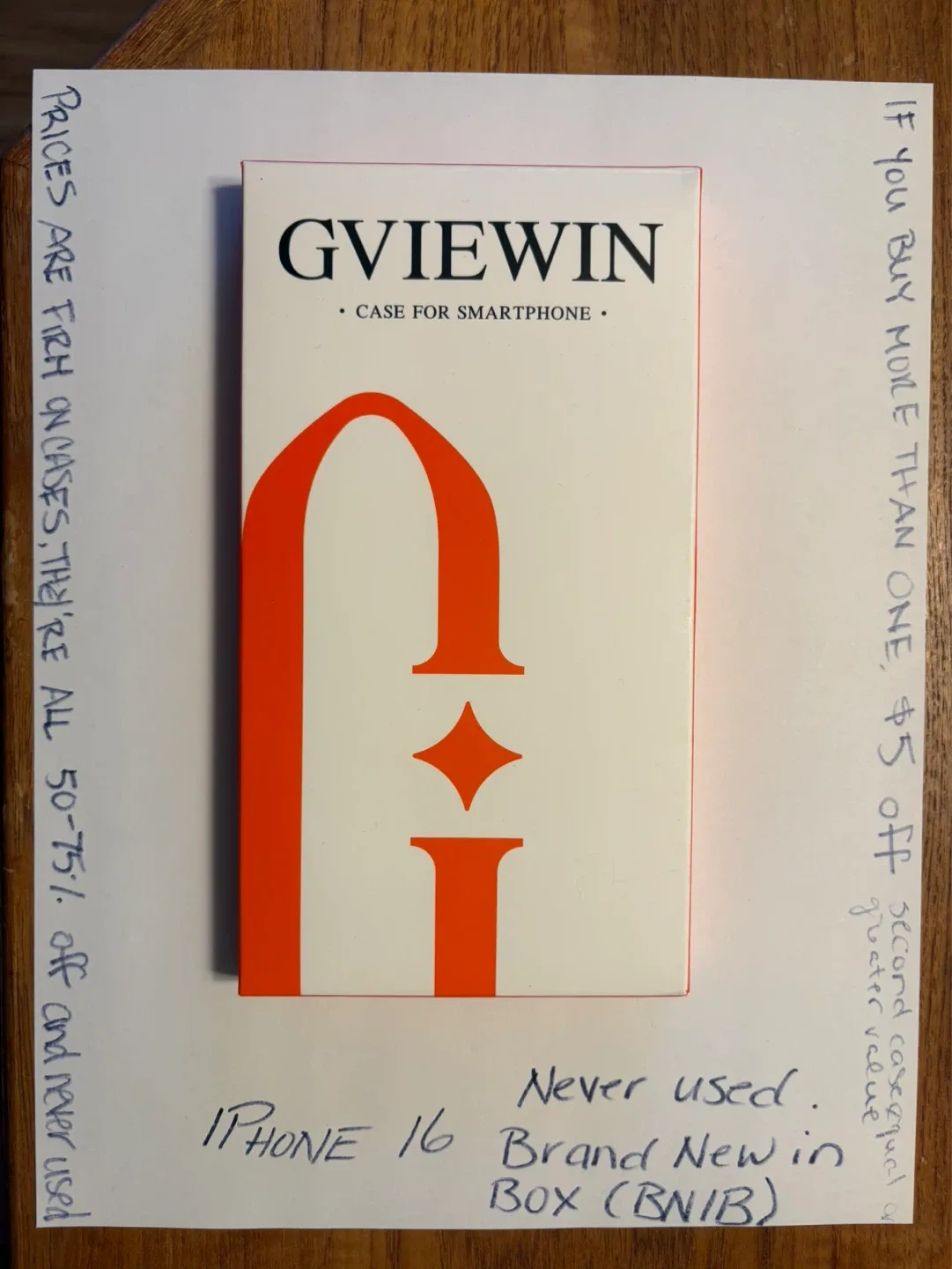 GVIEWIN "Marble Swirl" iPhone 16 Case