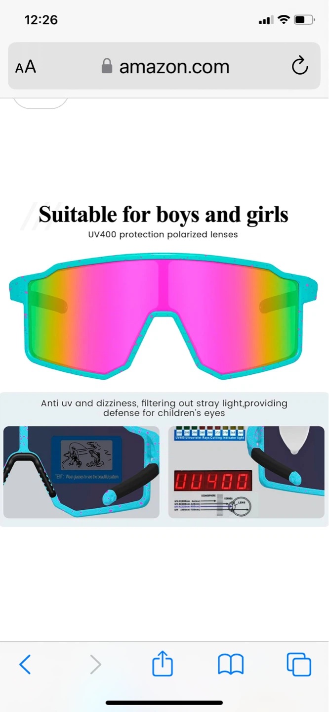Kids Polarized Sunglasses UV400 Protection - photo 4