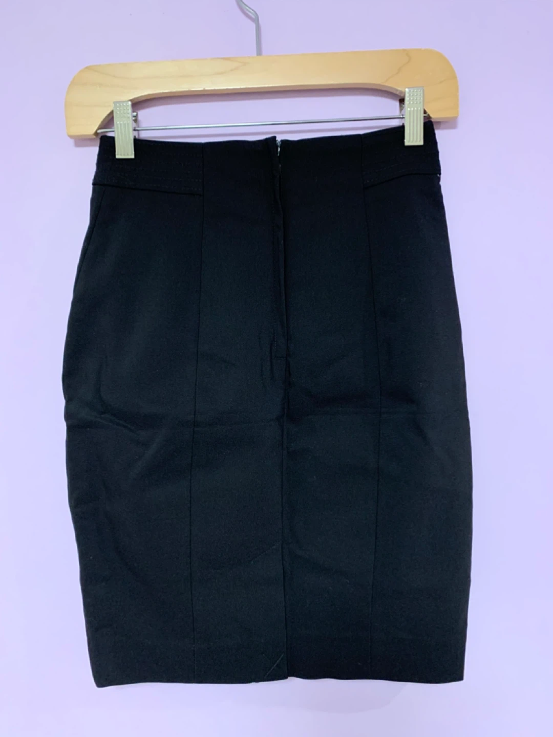 NEW H&M Black Pencil Skirt Size 0 - photo 3