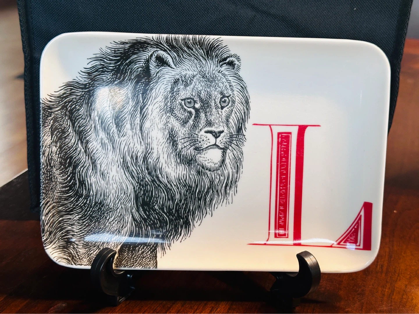 Thomas Paul melamine alphabet tidbit tray lot - photo 3