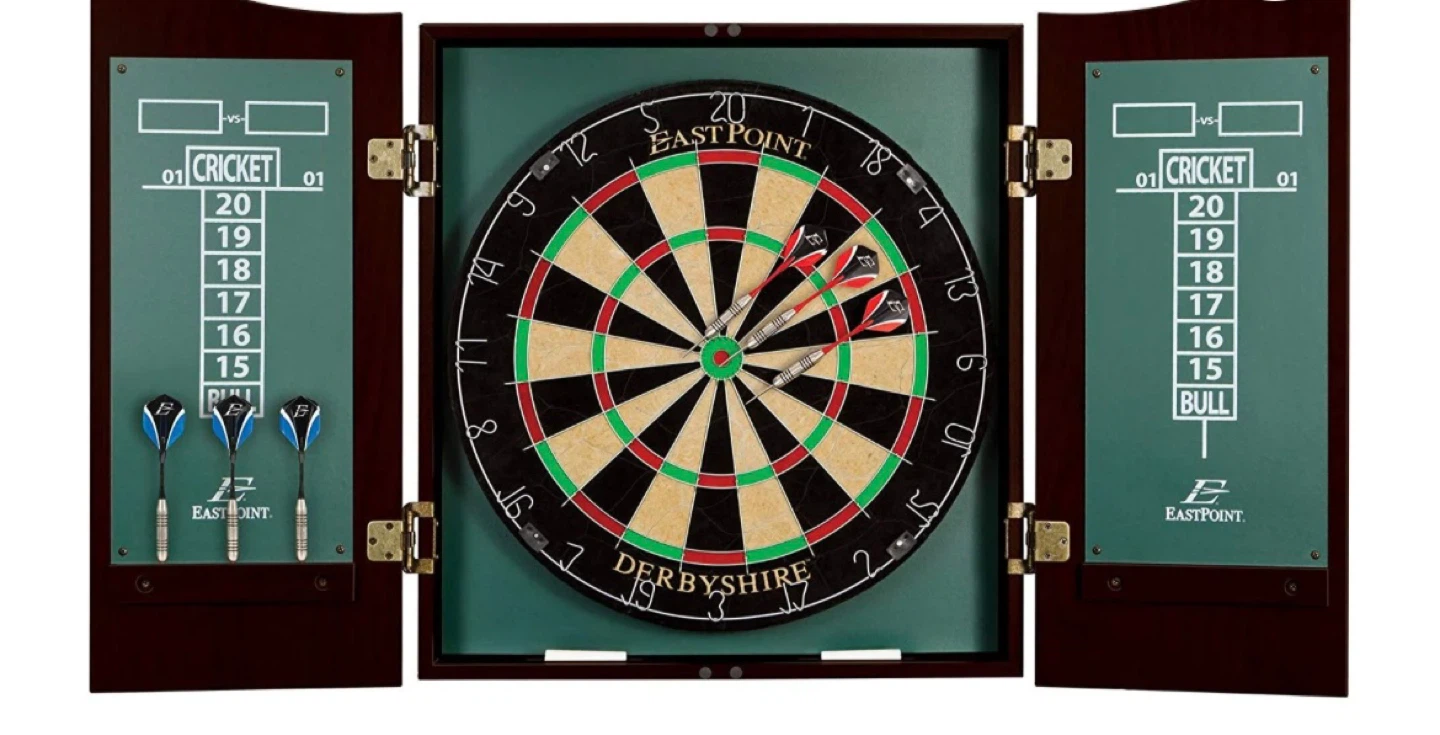 EastPoint Sports Derbyshire Dartboard and Cabinet Set - photo 3