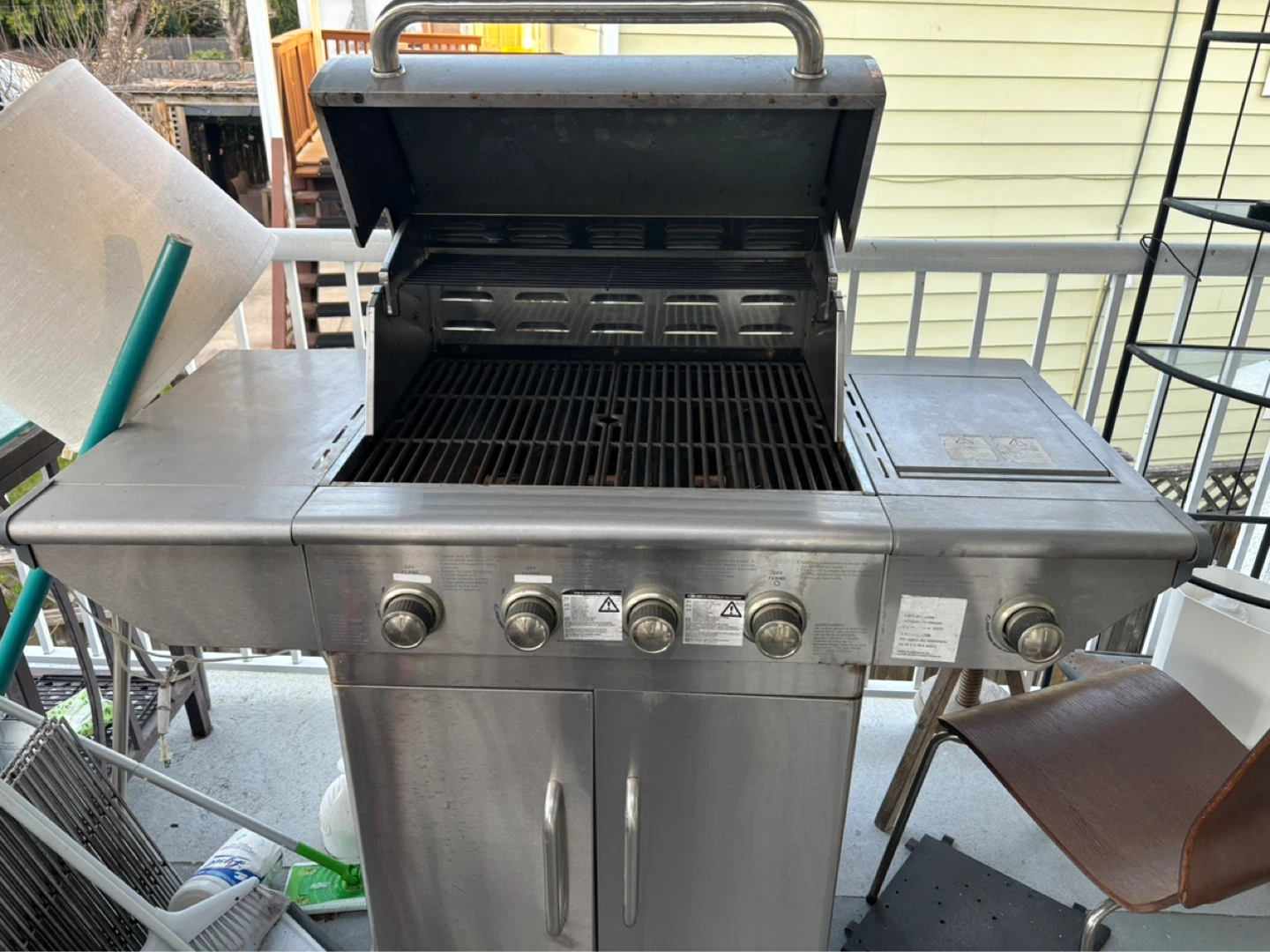 Tera Gear Gas Grill with Side Burner - photo 4