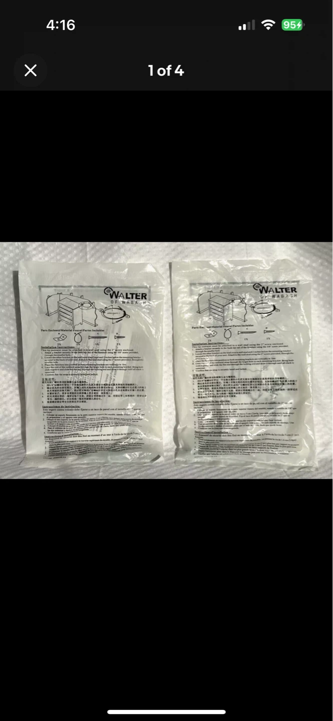 2 Tipping Restraint Kits Baby Proof  Walter Of Wabash
