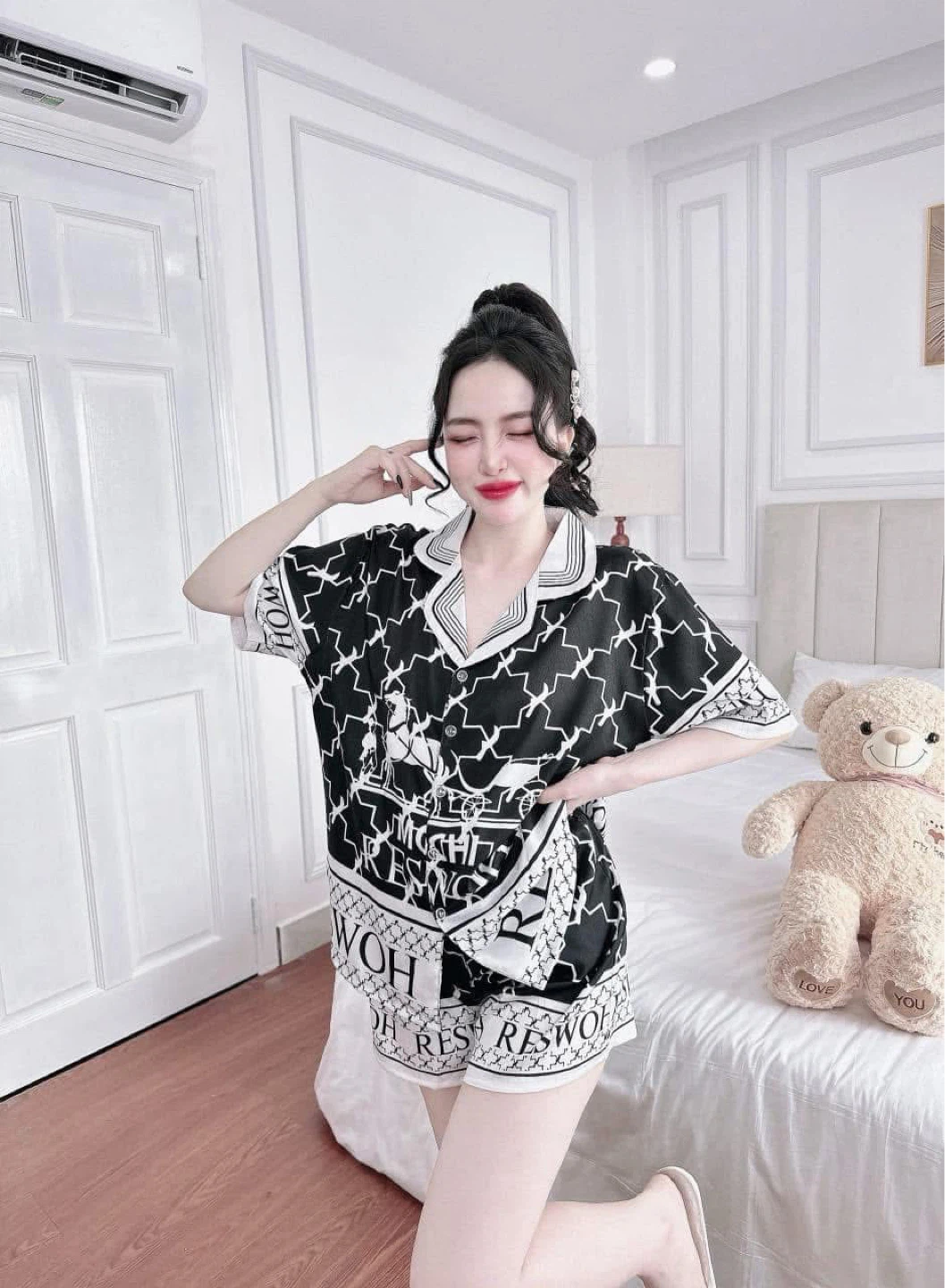 Silk Pajama Set - Various Prints