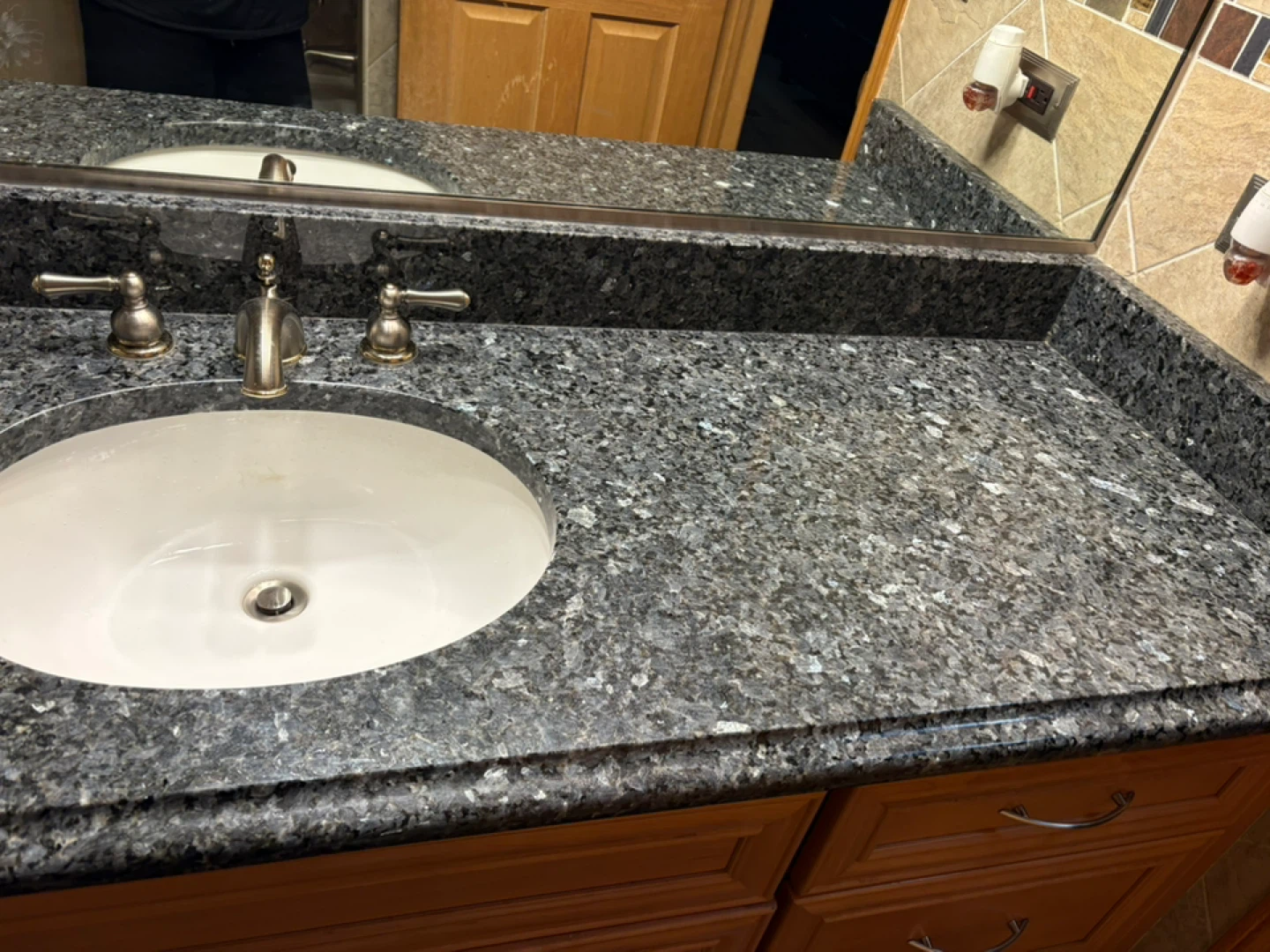 Granite Bathroom Vanity Countertop with Sink - photo 2