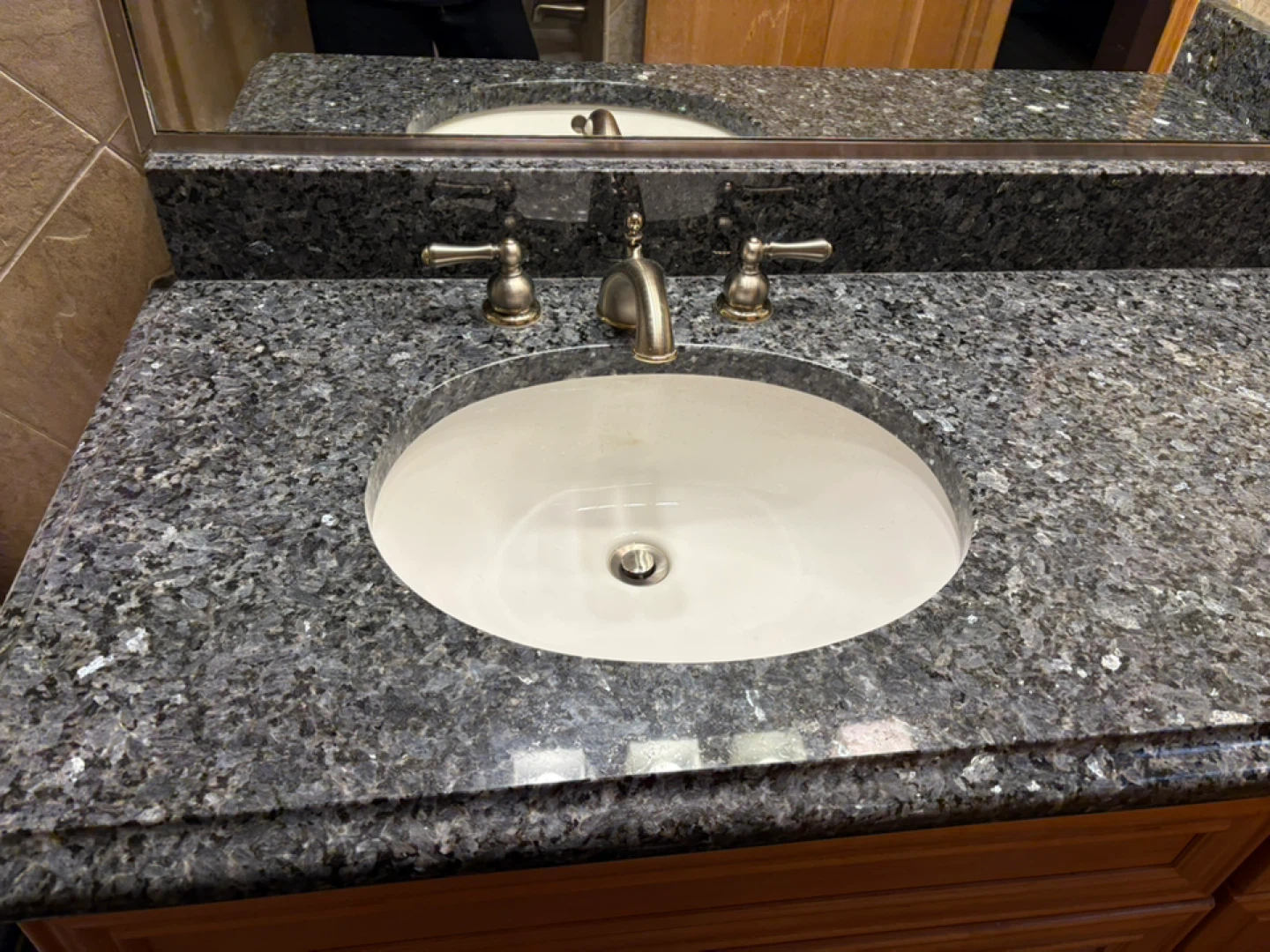 Granite Bathroom Vanity Countertop with Sink