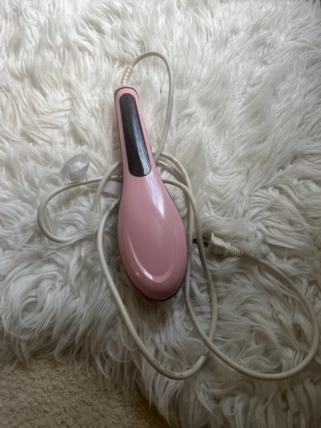 Pink Hair Straightening Brush - photo 2