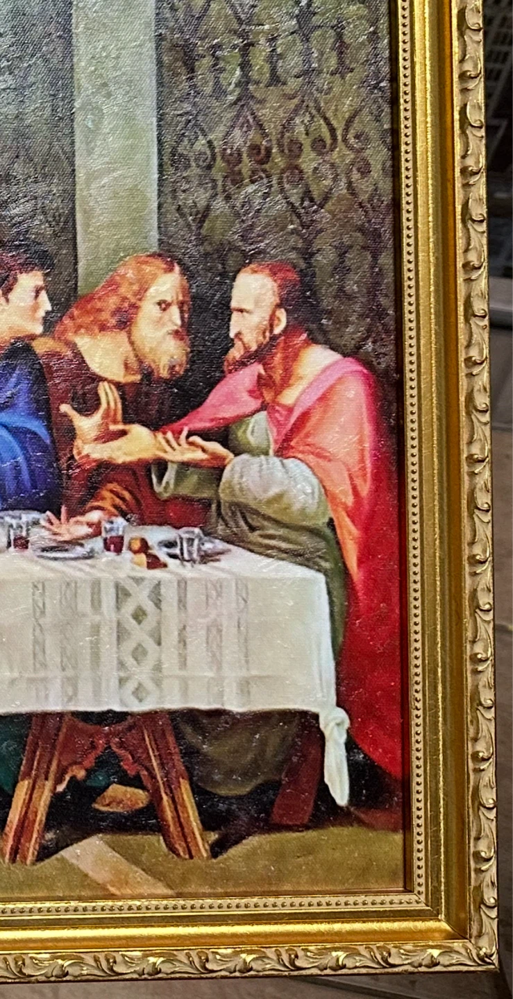 The Last Supper Framed Art Print - photo 4