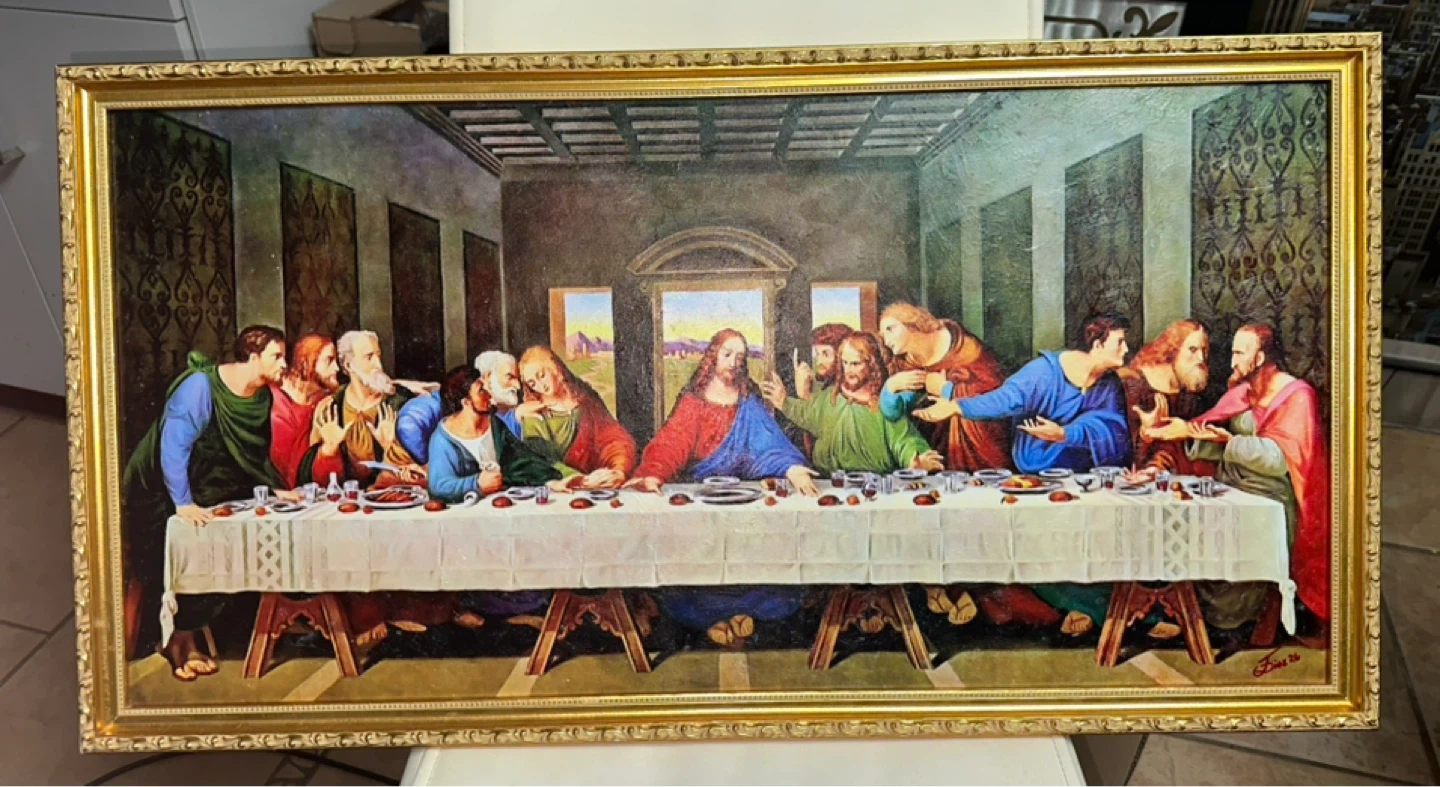The Last Supper Framed Art Print - photo 5